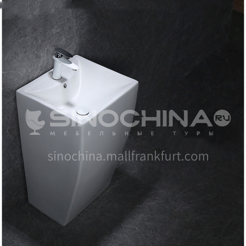  free stand ceramic pedestal wash basin